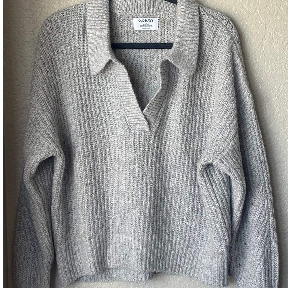 Old Navy Women's Collared Knit Sweater Size Small